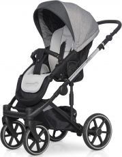 Детская коляска 2 в 1 Expander Exeo 05 Carbon (черная ткань – серая ткань)